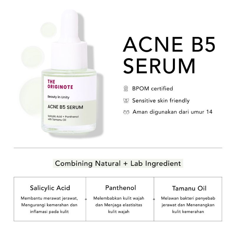 THE ORIGINOTE ACNE B5 SERUM 20ML