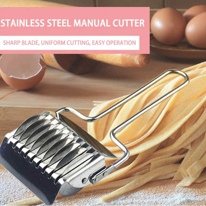 Pisau Roller Pemotong Adonan Mie Rolling Noodles Cutter Stainless Steel TUUTH - 7RHZFJSV