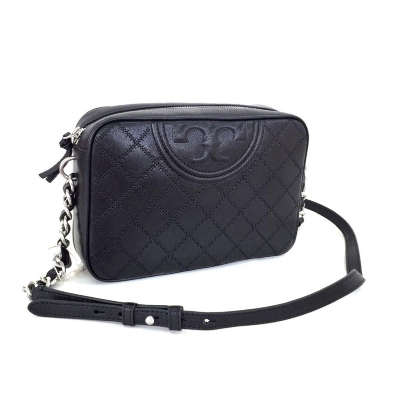 Tory Burch Fleming Distressed Camera Bag