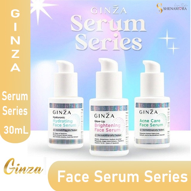 Ginza Face Serum Glow Up Brightening 30ml | PINK