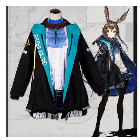 Jaket Arknights Costumes Amiya Cosplay Jacket Women Anime