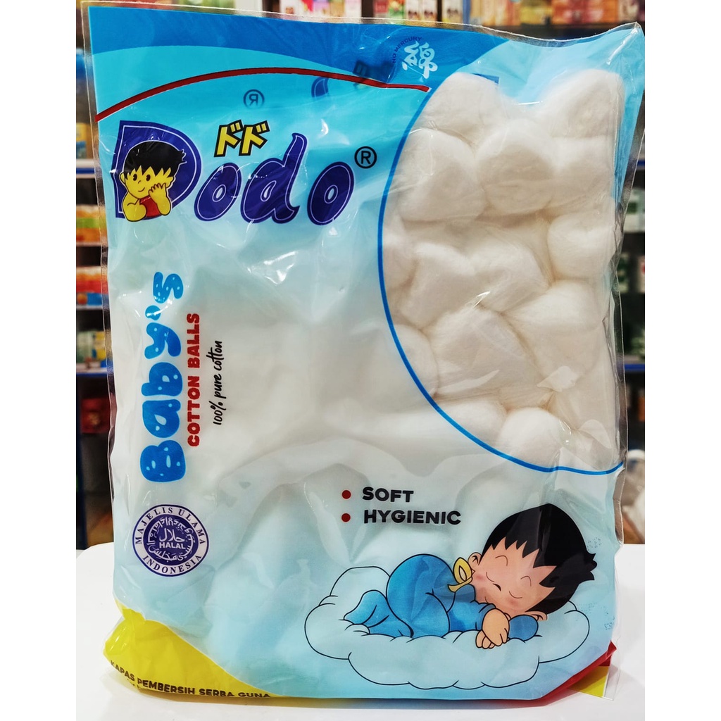 Dodo Cotton Balls Isi 100pcs - Kapas Lembut Bayi