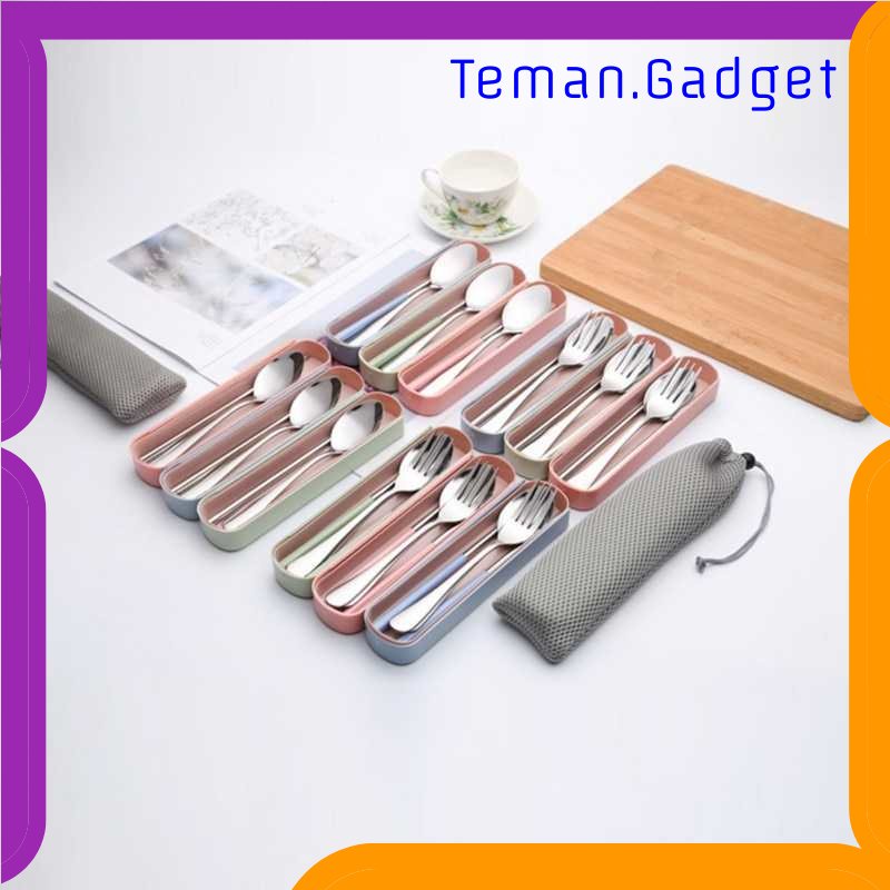 TG - DPR Nordic Cutlery Set Sendok Garpu Sumpit Stainless Steel - NP304