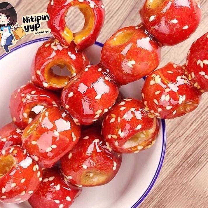 

FREE ONGKIR![BEST SELLER] Permen China BingTangHuLu - Chinese Sugar-Coated Hawthorn Berry Fruit Sticks Candy / Permen Buah Batangan (25gr)|RA1