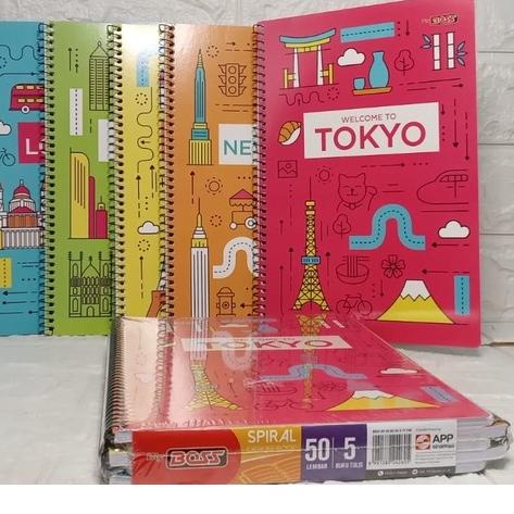

[H-1I ♥] Buku Tulis SPIRAL Bigboss / B5 50 Lembar-berkualitas