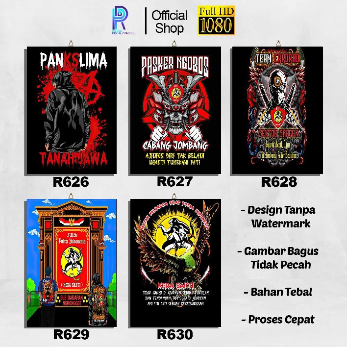 HIASAN DINDING HOME DECOR PAJANGAN KAMAR IKSPI KERA SAKTI RR626