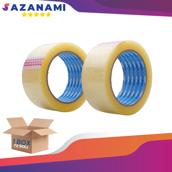 

1 BOX SAZANAMI ZN LAKBAN BENING 2" INCH X 100Y 45MM ISOLASI ZN 72 ROL