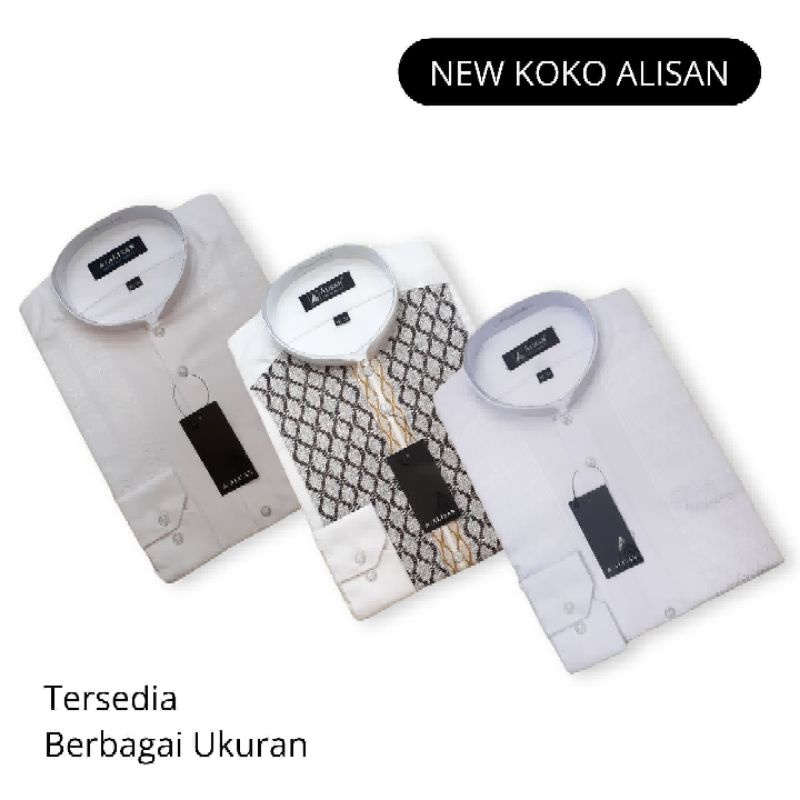 BAJU KOKO ALISAN ORIGINAL LENGAN PANJANG REGULER FIT