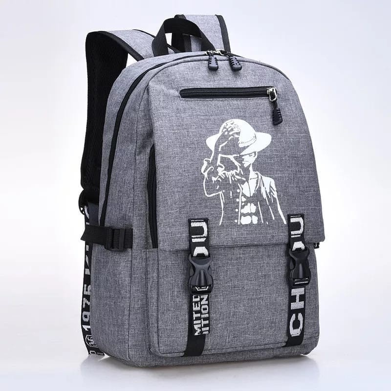 TAS RANSEL ANAK SEKOLAH KAPASITAS BESAR UNTUK SD SMP SMA KULIAH KARAKTER ONE PIECE