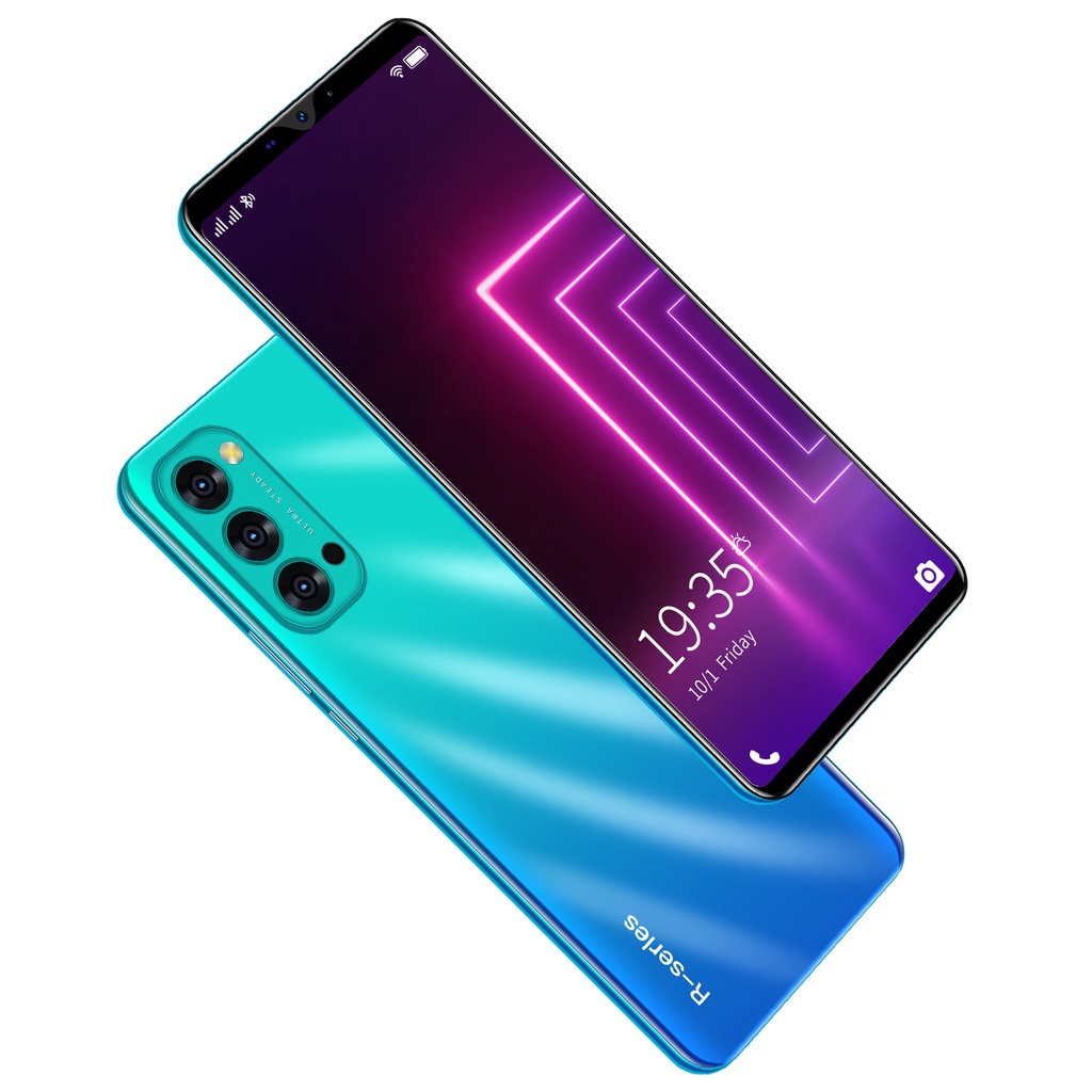 【Bisa COD】HP Murah 0PP0 Reno6 Pro 5G 6.53 Inci Ponsel Android RAM 6GB ROM 128GB Dual Card SIM Smartphone Garansi resmi Gratis-Green 4+128