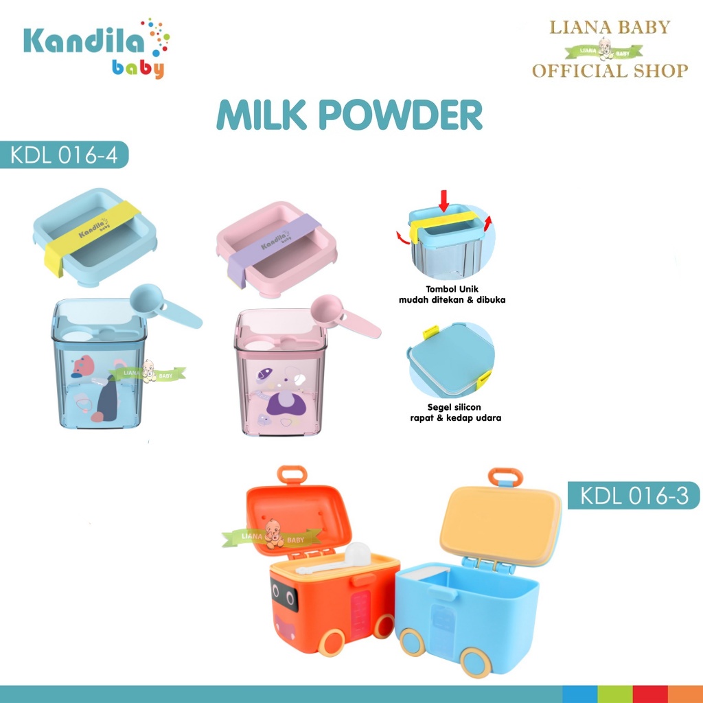 BOSU388 KANDILA CAR MILK POWDER KDL016-3/ MILK POWDER BOX 360G KDL 016-4 TEMPAT SUSU BUBUK