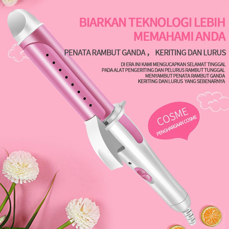 Rambut Hair Straightener Catokan Sisir Listrik / Sisir Catokan Pelurus Rambut 2 in 1 tidak menyakiti rambut straightening Combs