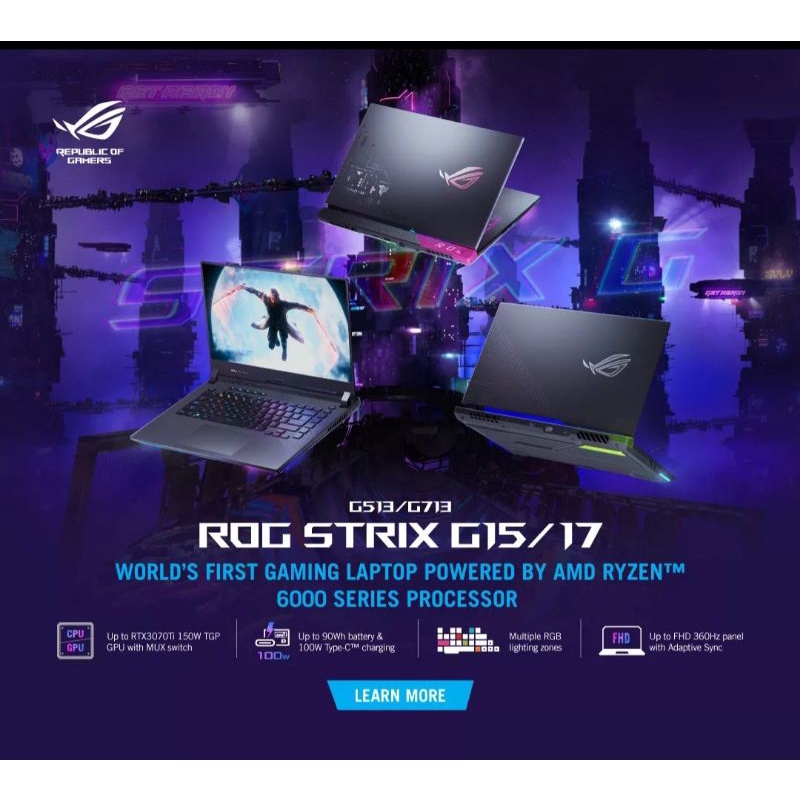 LAPTOP ASUS ROG STRIX G15/7