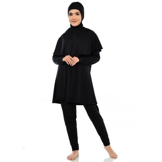[KODE XV1584] Baju Renang Muslimah Dewasa Model Syari Jumbo
