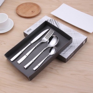 

Dijual PD028 Set Alat Makan 4Pcs Sendok Garpu Pisau Spoon Stainless Tableware Limited