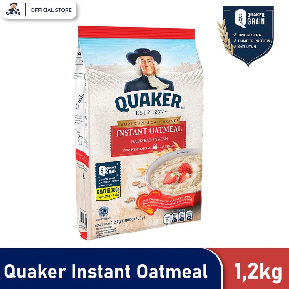 

[PRODUK 990BK] Quaker Instant Oatmeal 1200 gr KKW