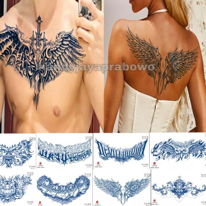 Terdepan--Tato semi permanen dada