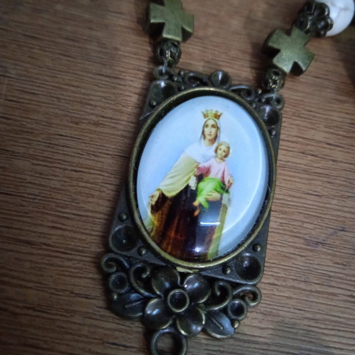 Rosario - Rosario Maria Bunda Karmel Batu Pyrus Offwhite - Hollishop