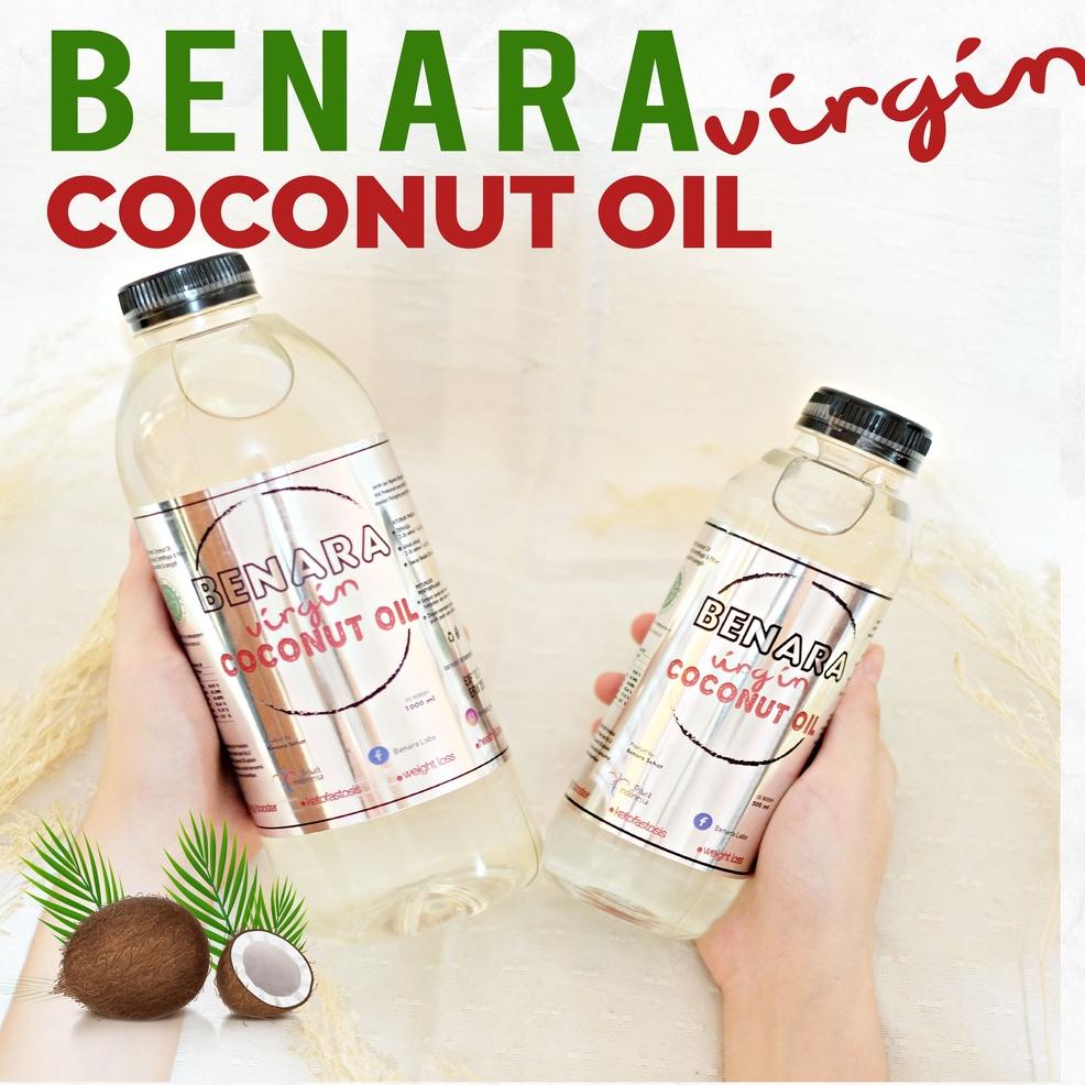 

[A-A4A-✪] VCO Virgin Coconut Oil 1000 ml - 500 ml Minyak Kelapa Murni - Benara_langsung kirim