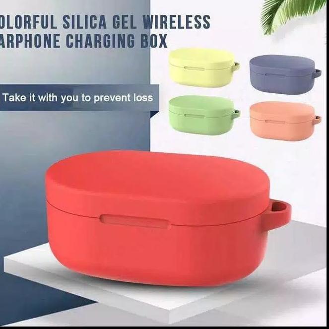 Miliki Soft Case Silikon TWS Redmi Airdots 3 / Redmi Airdots 2s + carabiner