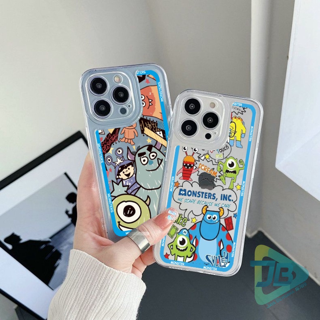 CUSTOM CASE SOFTCASE SILIKON CLEAR BENING MONSTER INC CUSTOM CASE OPPO REALME VIVO XIAOMI SAMSUNG INFINIX IPHONE FOR ALL TYPE JB6268