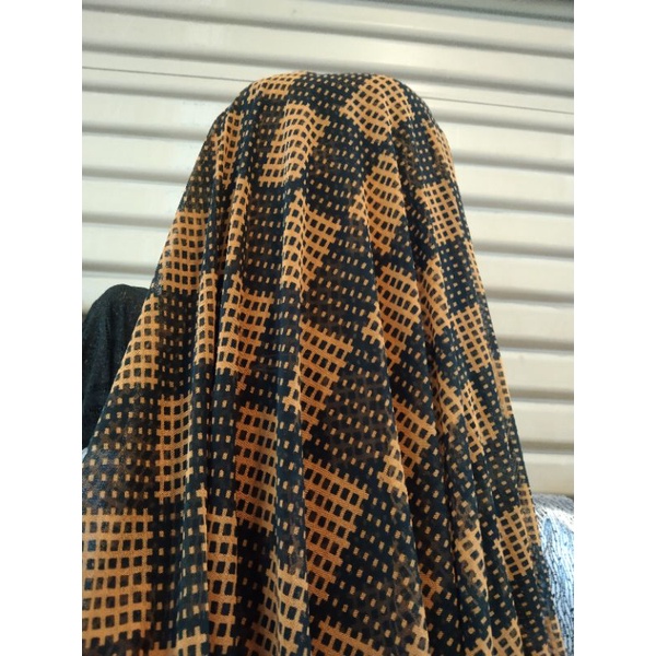 KAIN TILLE SPANDEK KOTAK KOTAK