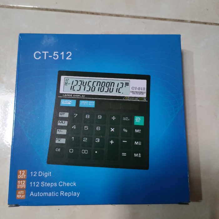 

MURAH Kalkulator 12 Digit / Calculator Citizen CT 512