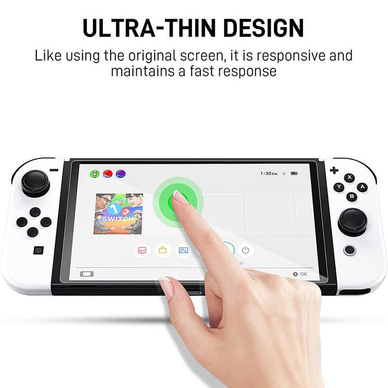 Tempered Glass for Nintend Switch OLED Lite Pelindung Kaca 9H HD Pelindung Layar Untuk Nintend Switch Aksesoris Game