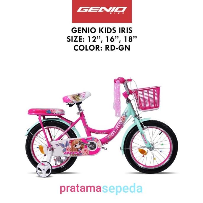 Sepeda Anak Perempuan Genio Iris 18 Inch #Original
