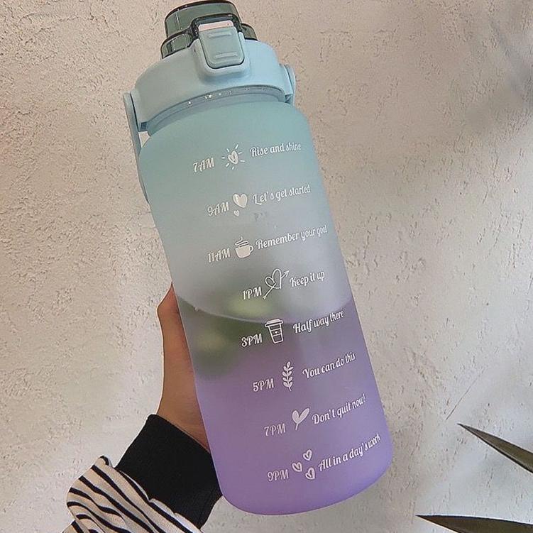 Y8Y0 AKACC Botol Minum  / Botol Minum 2Liter / Botol Minum Rainbow Viral 2Liter