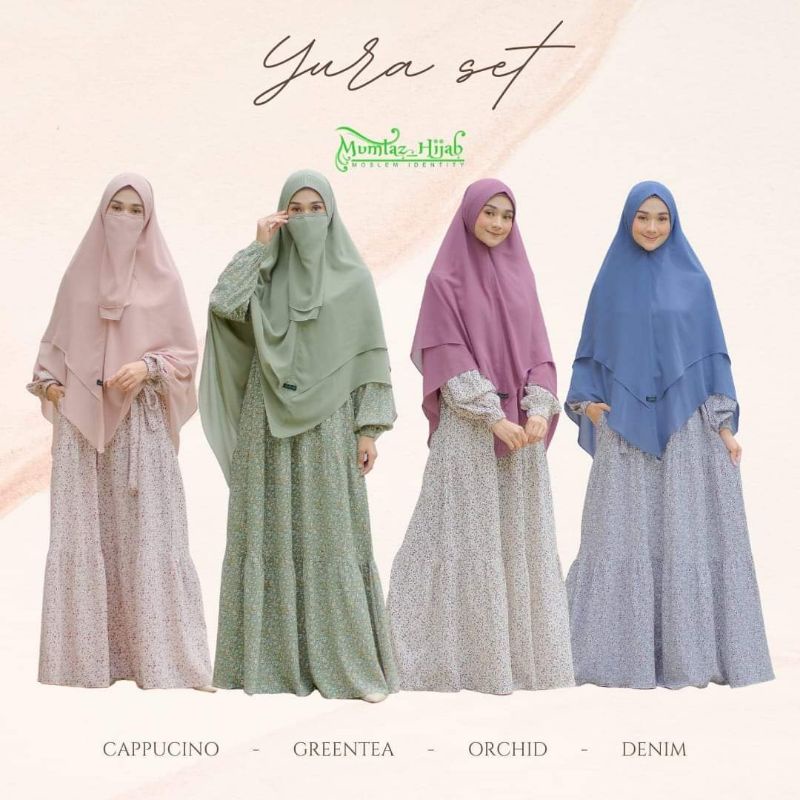 [READY] YURA GAMIS SET MUMTAZ HIJAB | KHIMAR PED ANTEM BUSA | YURQ CRINKLE IMPORT | KHIMAR CERRUTY 2