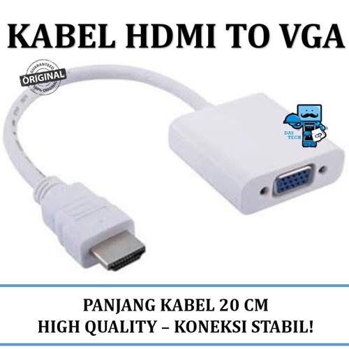 CONVERTER HDMI TO VGA / KABEL HDMI TO VGA /HDMI TO VGA