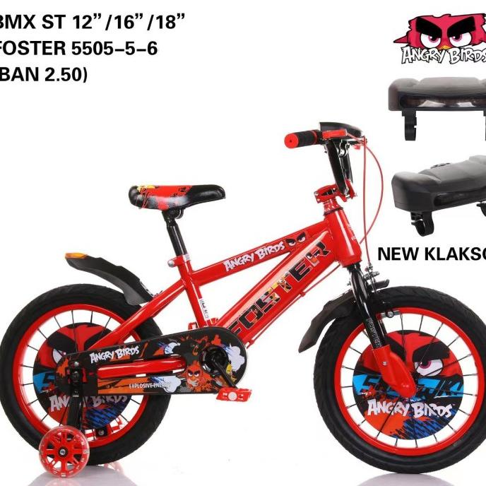 Sepeda Anak Laki Laki Bmx Ukuran 18 Inc Usia Umur 5 - 7 Tahun Murah #Original