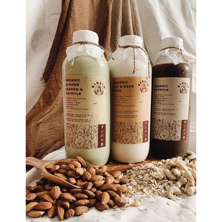 

[BAYAR DITEMPAT] BINBIN 1L (3IN1) ORGANIC ALMOND CASHEW & OATMYLK