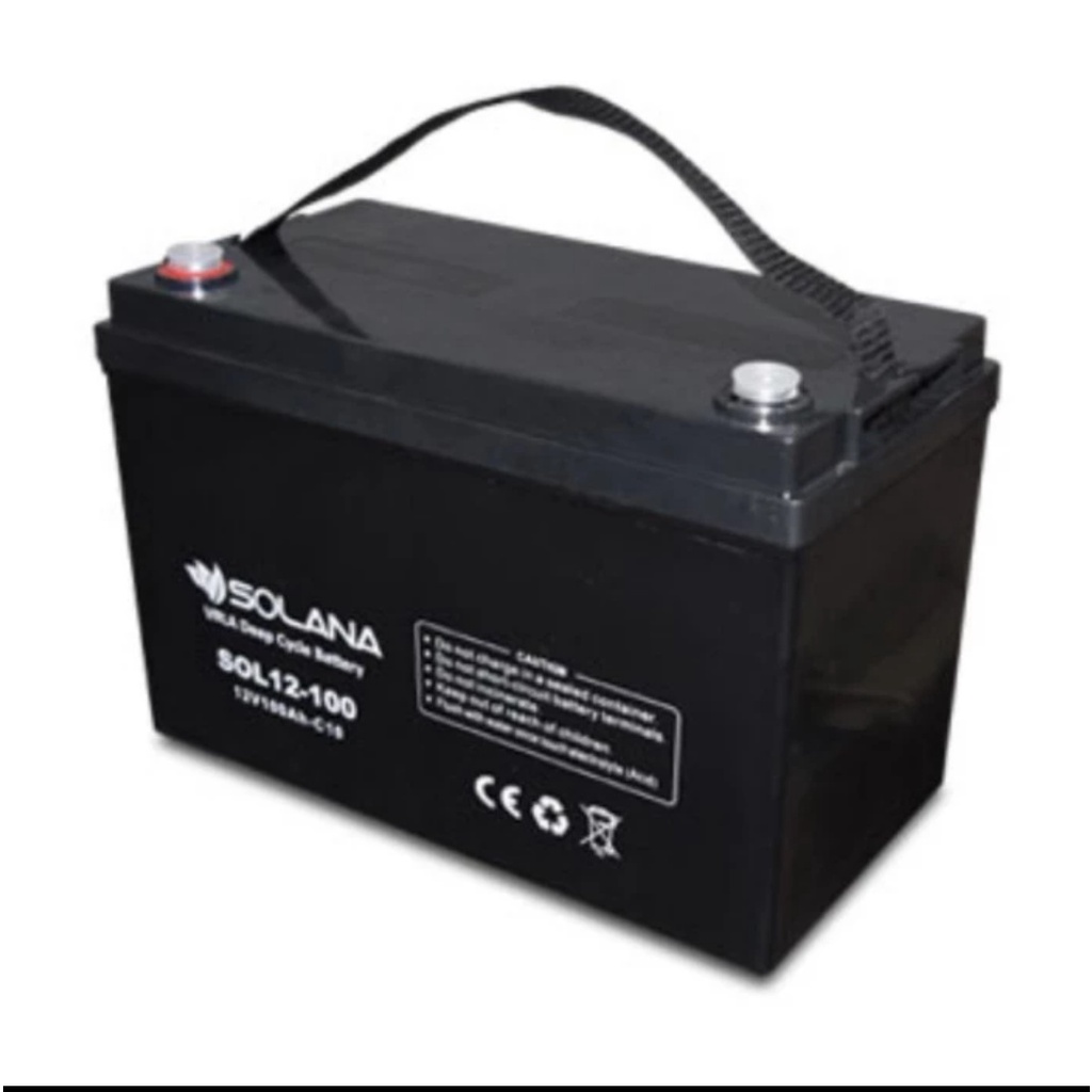Aki SOLANA Battery 12V 100AH UPS VRLA aki MF SOLANA 100ah aki 100ah