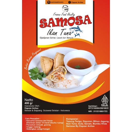 

Samosa Frozen Ikan Tuna