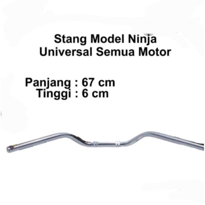 Stang Ninja Aloy Almini kualitas import Universal untuk semua motor