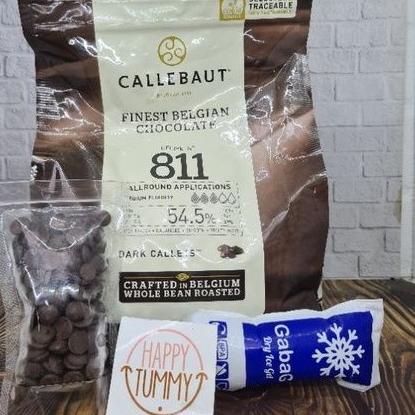 

♨ Callebaut repack dark callets 811 54.5% free icegel NK321