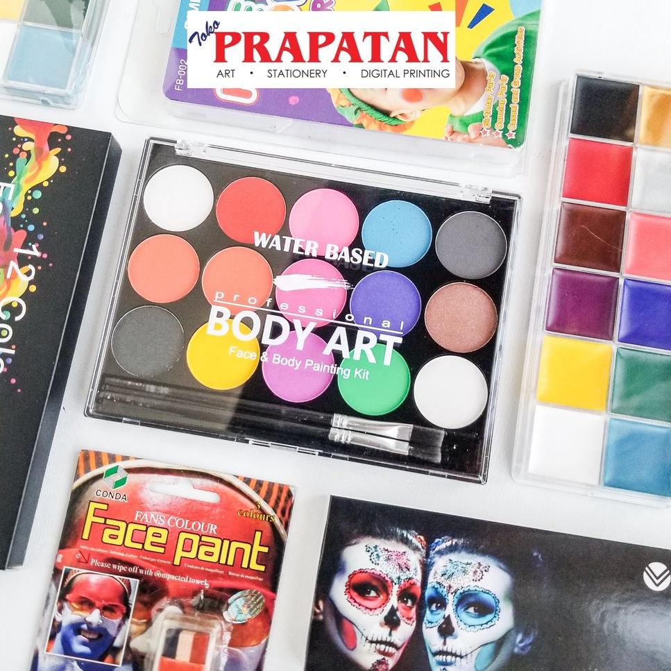 

(J-D6D-✉) Professional Body Art / Body Face Painting / Cat Wajah / Face Paint super keren