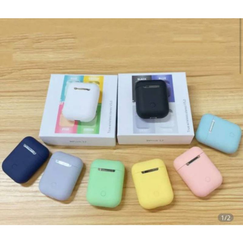 Headset bluetooth i7S TWS / Macaroon TWS i12 - Earphone bluetooth