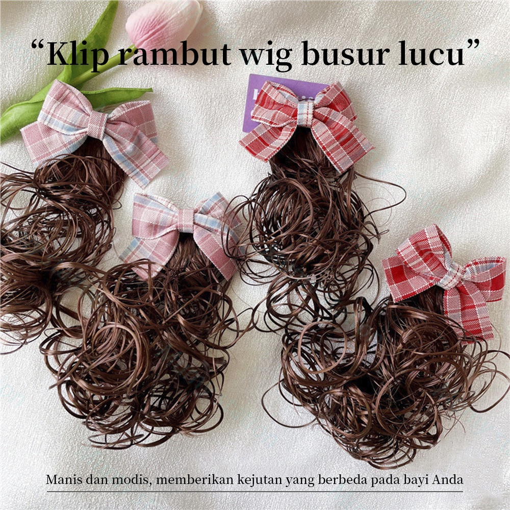 Mumystation jepit rambut wig anak/Jepit rambut anak perempuan