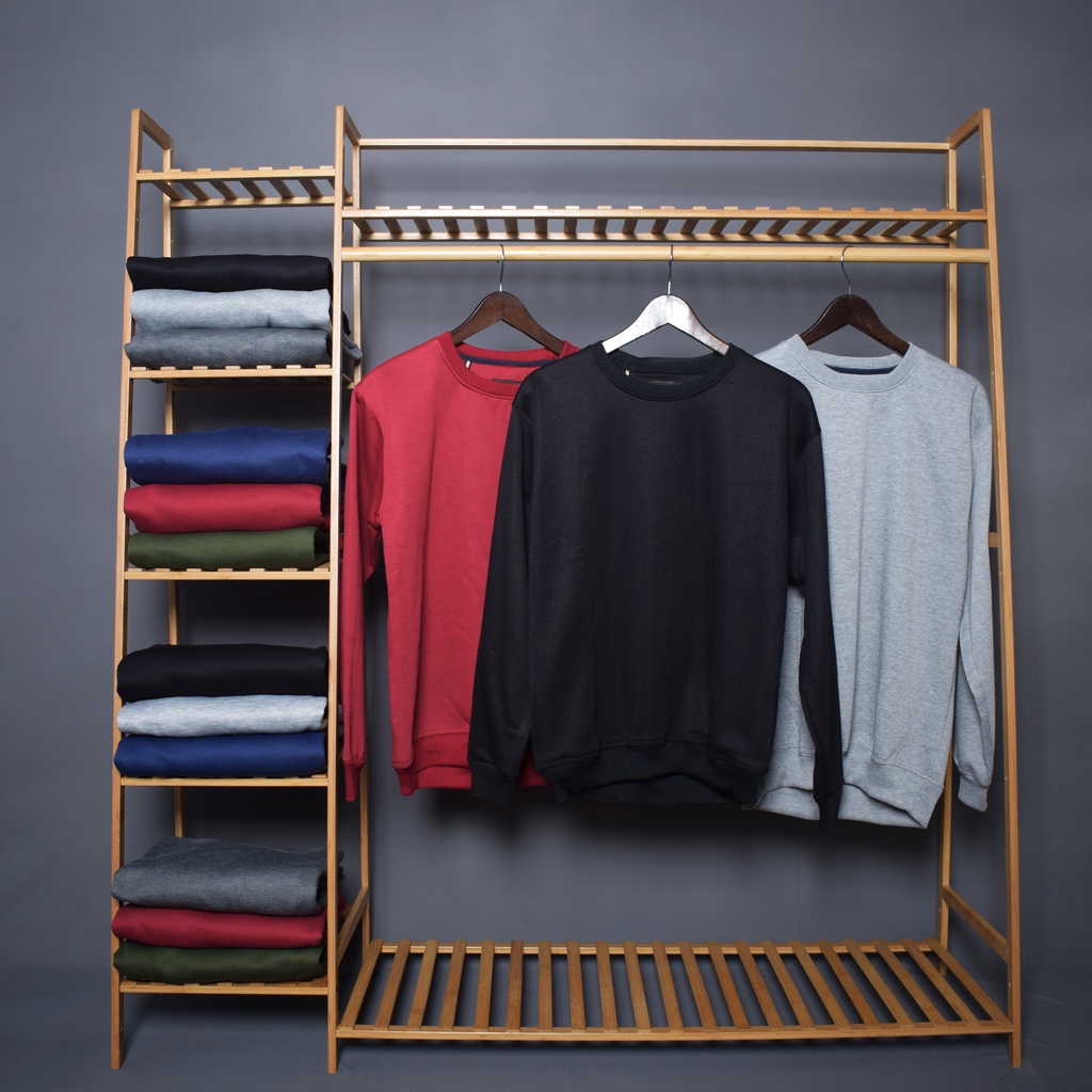 Sweater Crewnek Pria Wanita Polos Termurah Distro Grosir