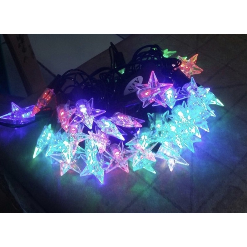 Lampu Hias Natal LED Bentuk Bintang - Lampu Tumblr Bintang Panjang 10cm