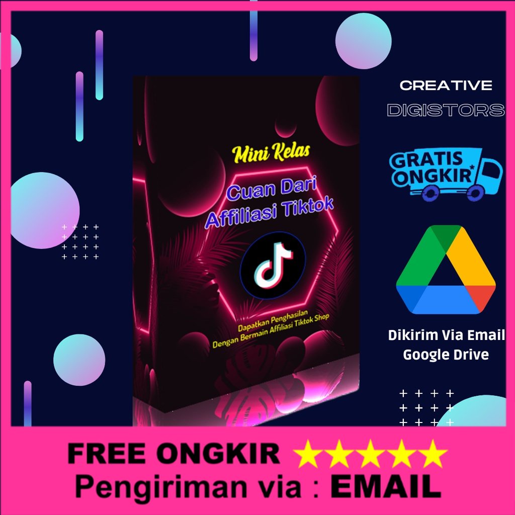 Mini Kelas Cuan dari Affiliasi TikTok - Cukup Pakai HP saja Easy Lengkap l Bergaransi