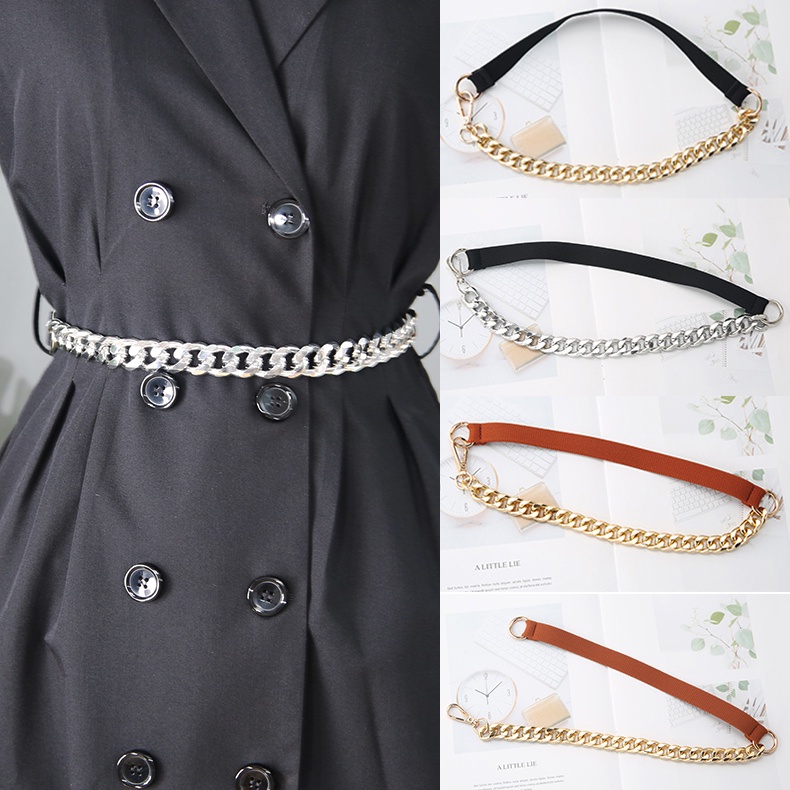 BGS-208 Ikat Pinggang Wanita Rantai Karet,Sabuk Wanita Rantai Karet,Belt Import Korea Gaya Fashion