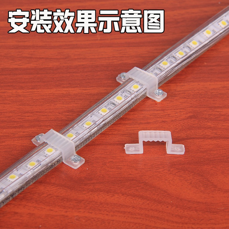 Klem Kabel LED Strip Transparan /Klem lampu LED Strip Bening