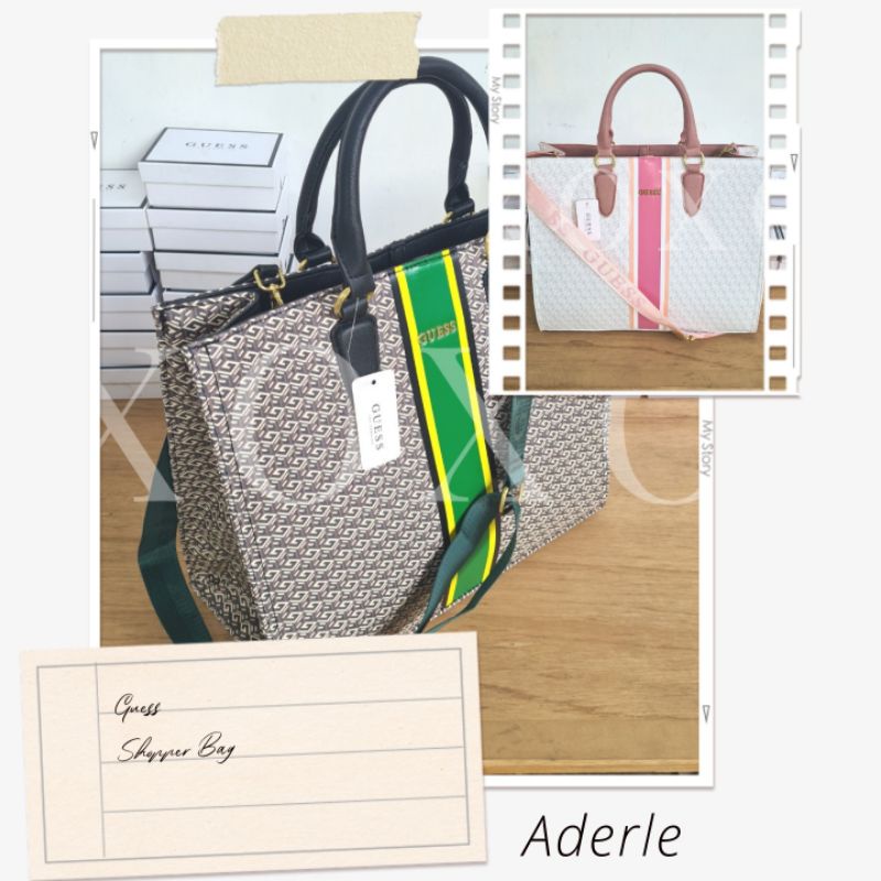 Tas Gs Aderle Shopper XL Bag / vintage bag wanita