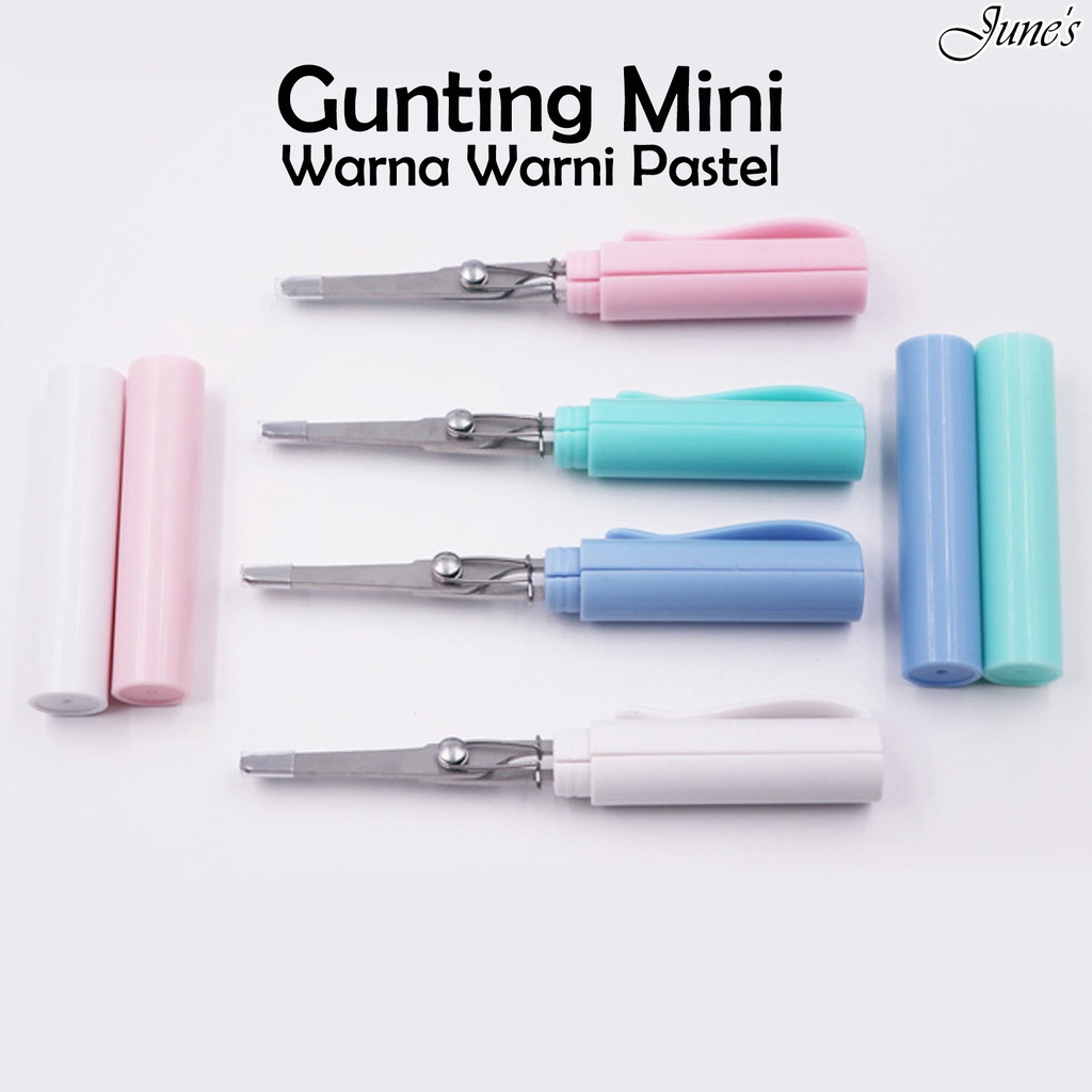 

Gunting Lipat Mini Pocket Scissors Portable Praktis ATK Stationery Office