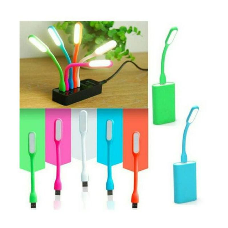 USB LED Lamp / Lampu Sikat Gigi Emergency Lamps Light Portable Belajar Baca