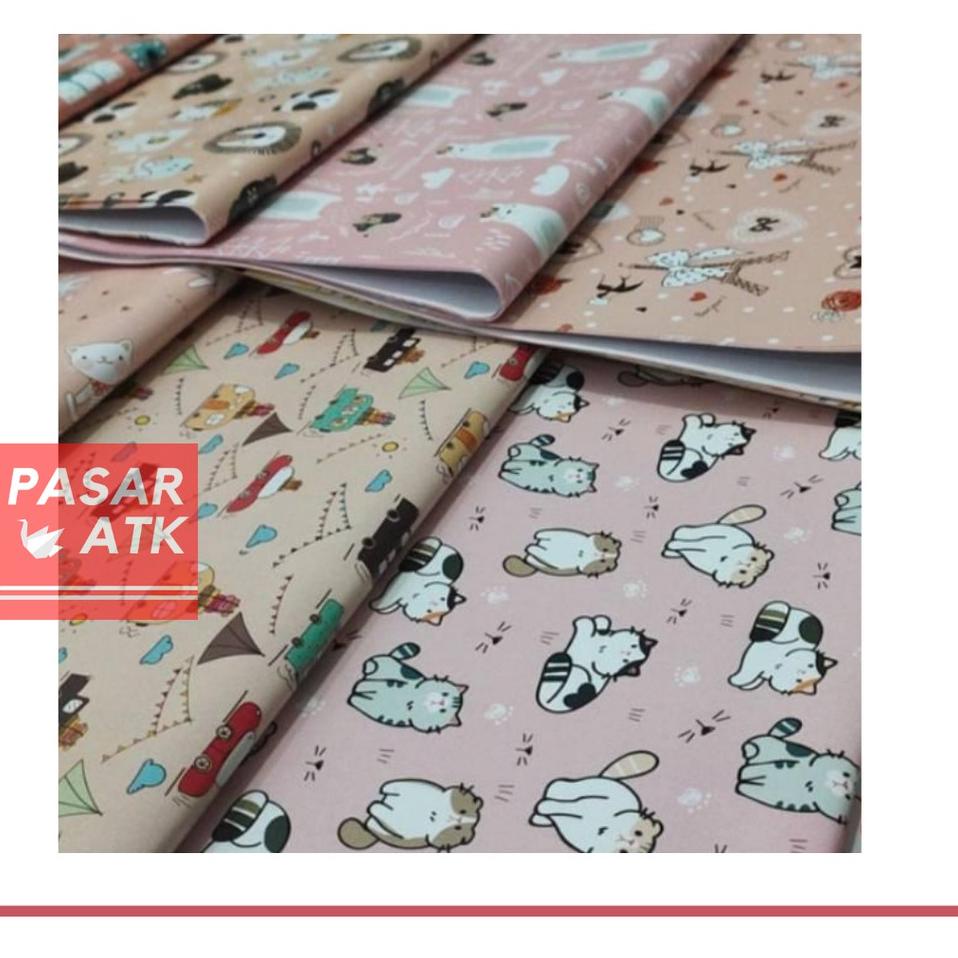 

Hot Sale Kertas Kado Glossy SIDU Motif Kartun (50 lembar) .,..,.,.,.